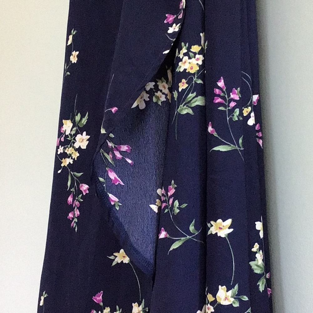 NWT 12 High Low MIDI Dress Navy MIDI Dress Ditsy Floral from Missguided - Picture 8 of 14
